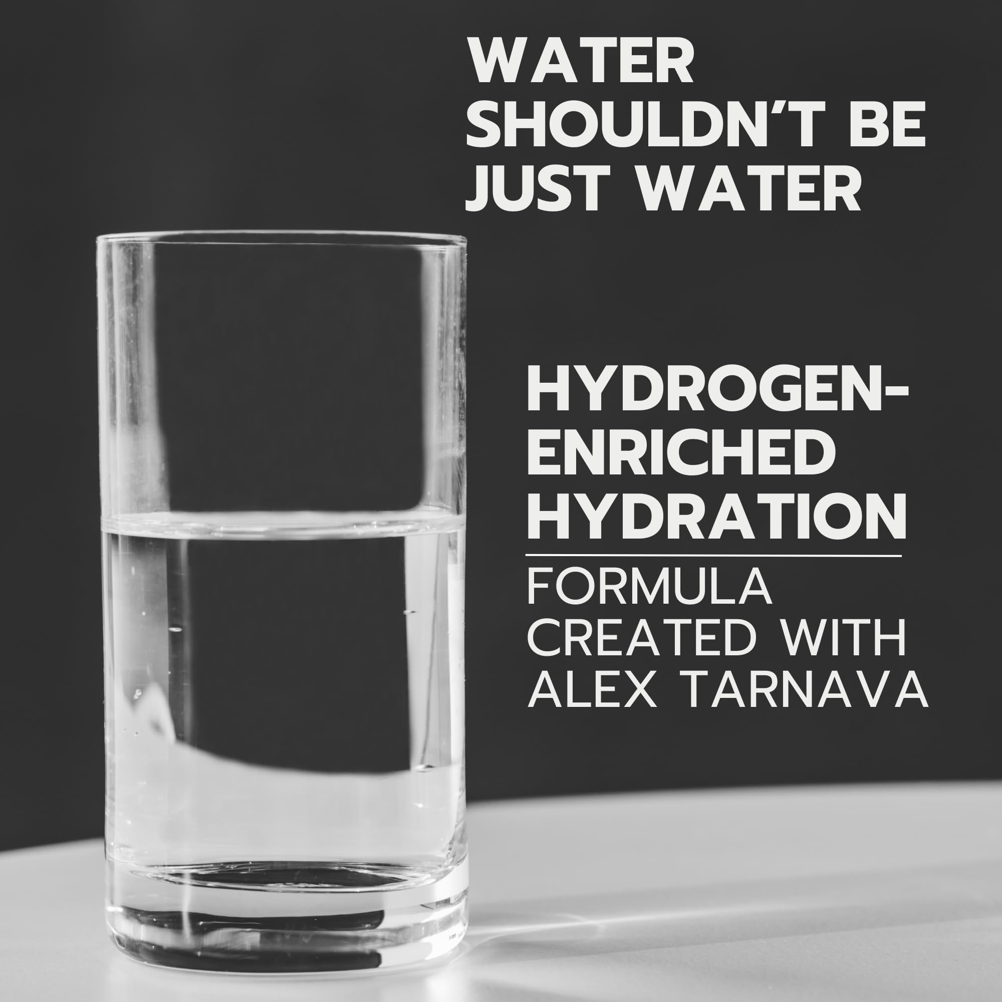HYDRO HYDROGEN TABLETS – nanobulles 12 ppm visibles dans l'eau