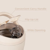 HydroJug bouchon rabattable étanche pour une utilisation sans fuite.