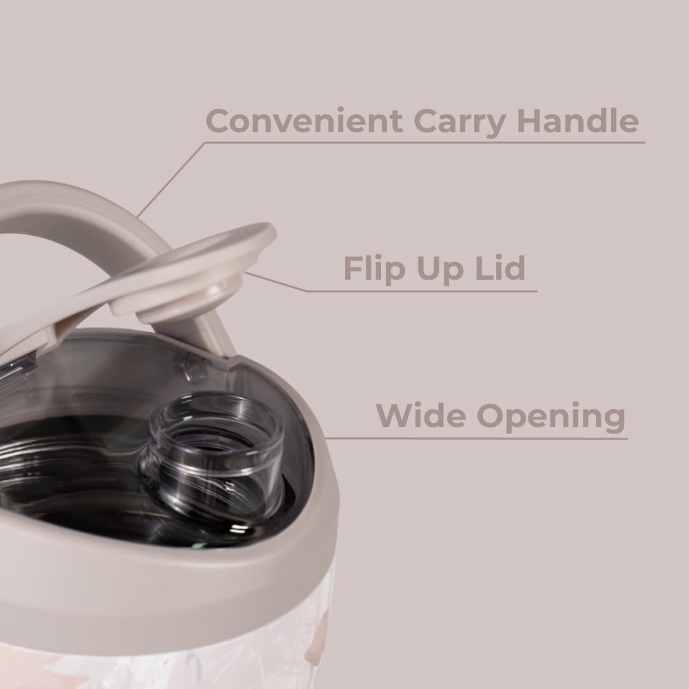 HydroJug, bouchon étanche et rabattable, transport sûr sans fuite dans un sac.