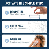 Zoom sur la tablette HydroLite framboise, concentration élevée pour une hydratation efficace.