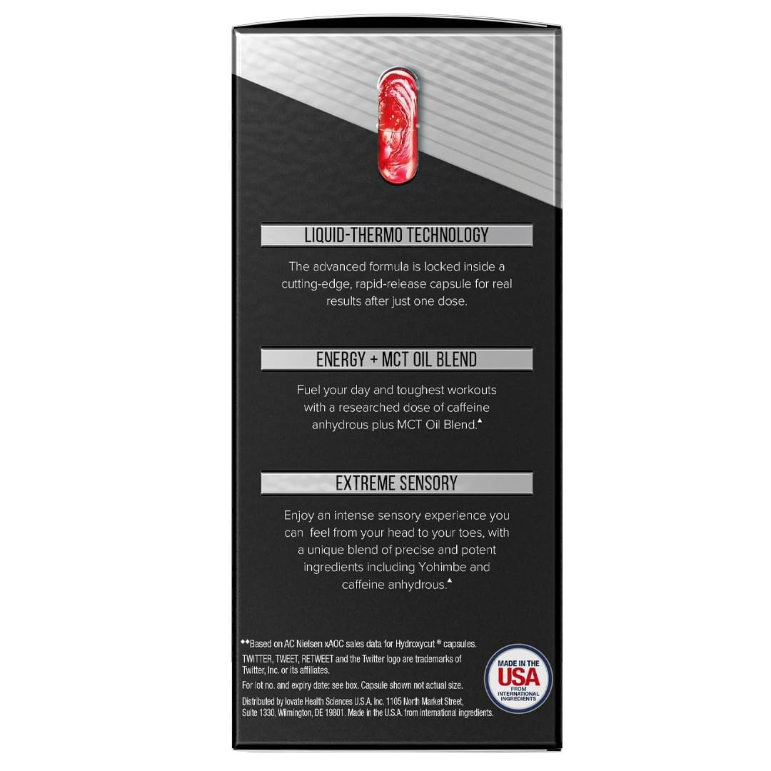 Hydroxycut Advanced, effet sensoriel renforcé, expérience perceptible.