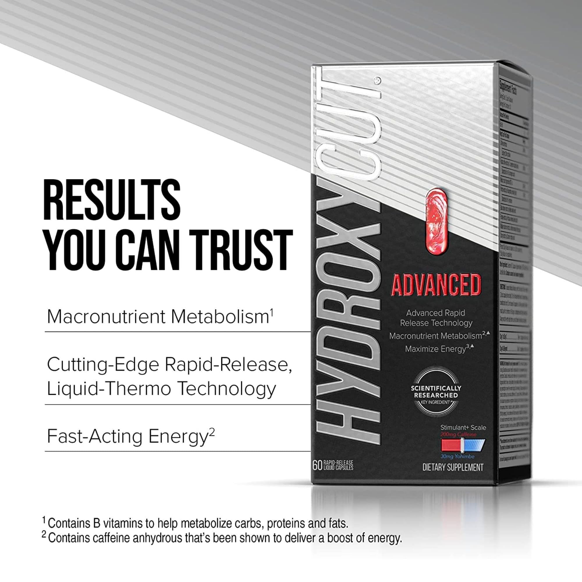 Hydroxycut Advanced, entraînement, soutien énergie lors de l’effort.