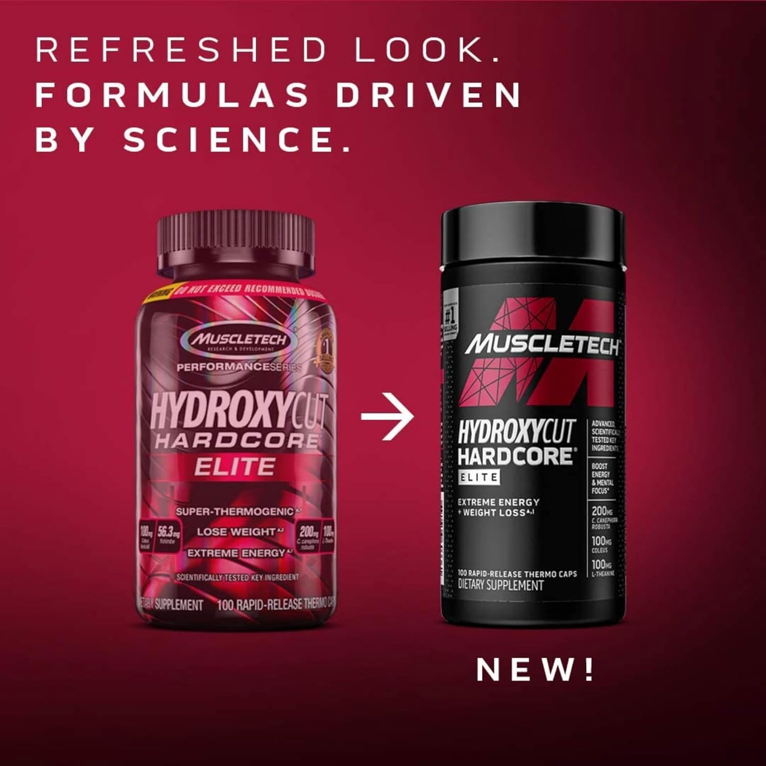 Hydroxycut Hardcore Elite : dose quotidienne simple pour routines sportives et journées actives.