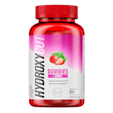 Hydroxycut Gummies pour femmes, boîte fraise, format pratique au quotidien.