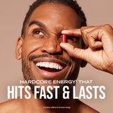 Hydroxycut Hardcore – emballage scientifique inspirant confiance et transparence.