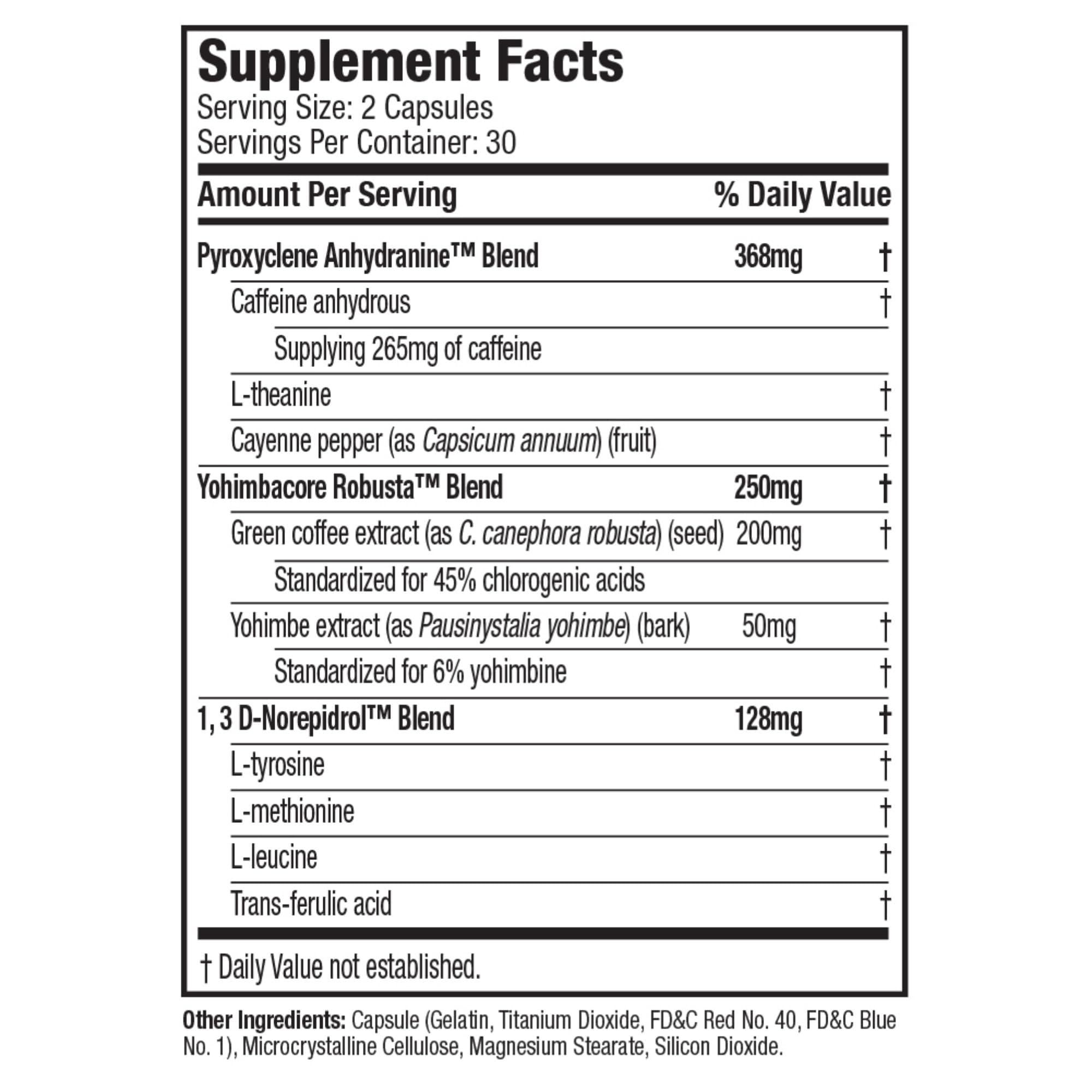 Hydroxycut Hardcore – gélules énergie et focus pour séances intenses.