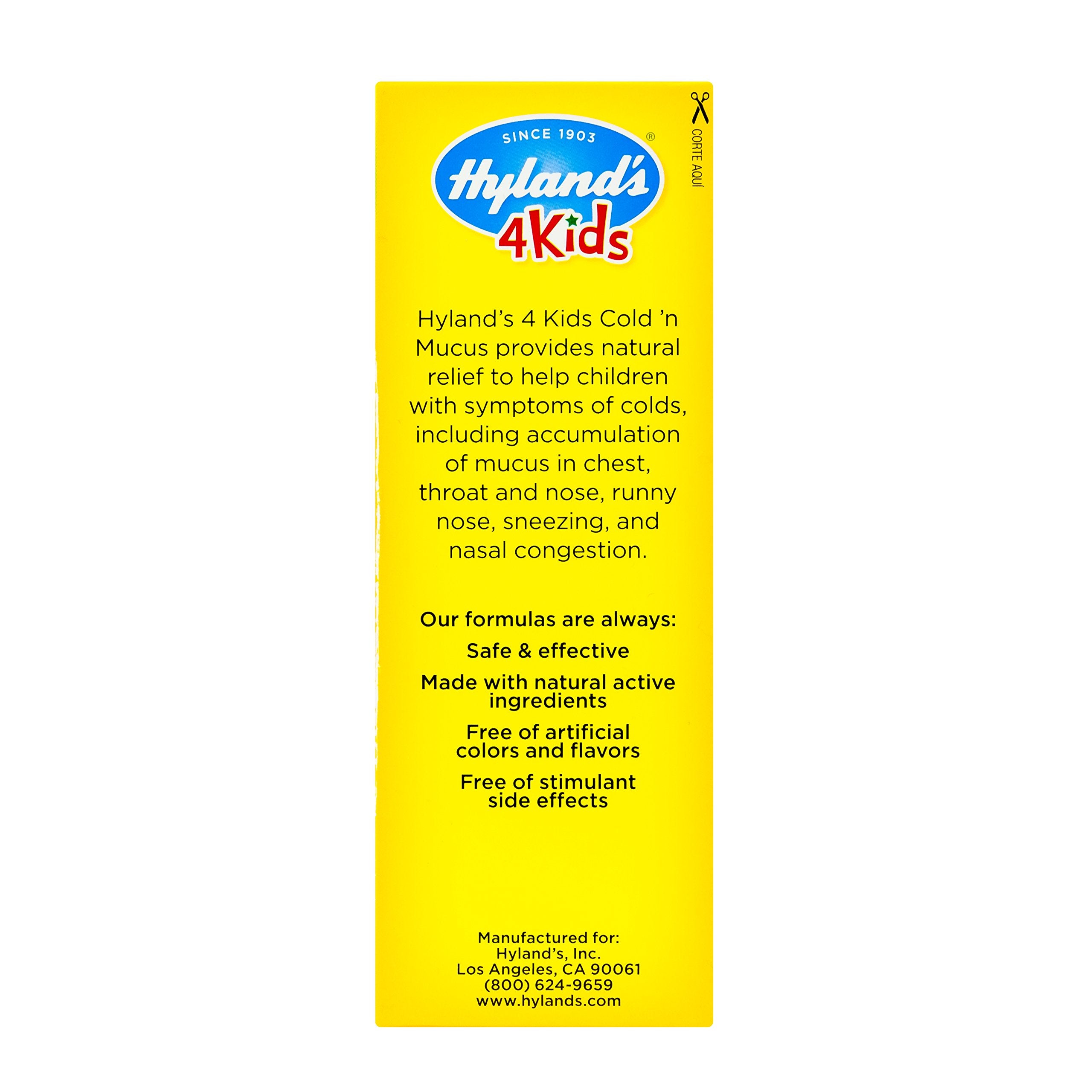 Confort respiratoire pour enfants 2-12 ans avec Hyland's 4 Kids.