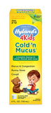 Hyland's 4 Kids rhume et mucus: bouteille facile à doser pour les enfants.