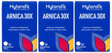 Hyland's Arnica 30x tablettes en bouteille, soulagement rapide des bleus.