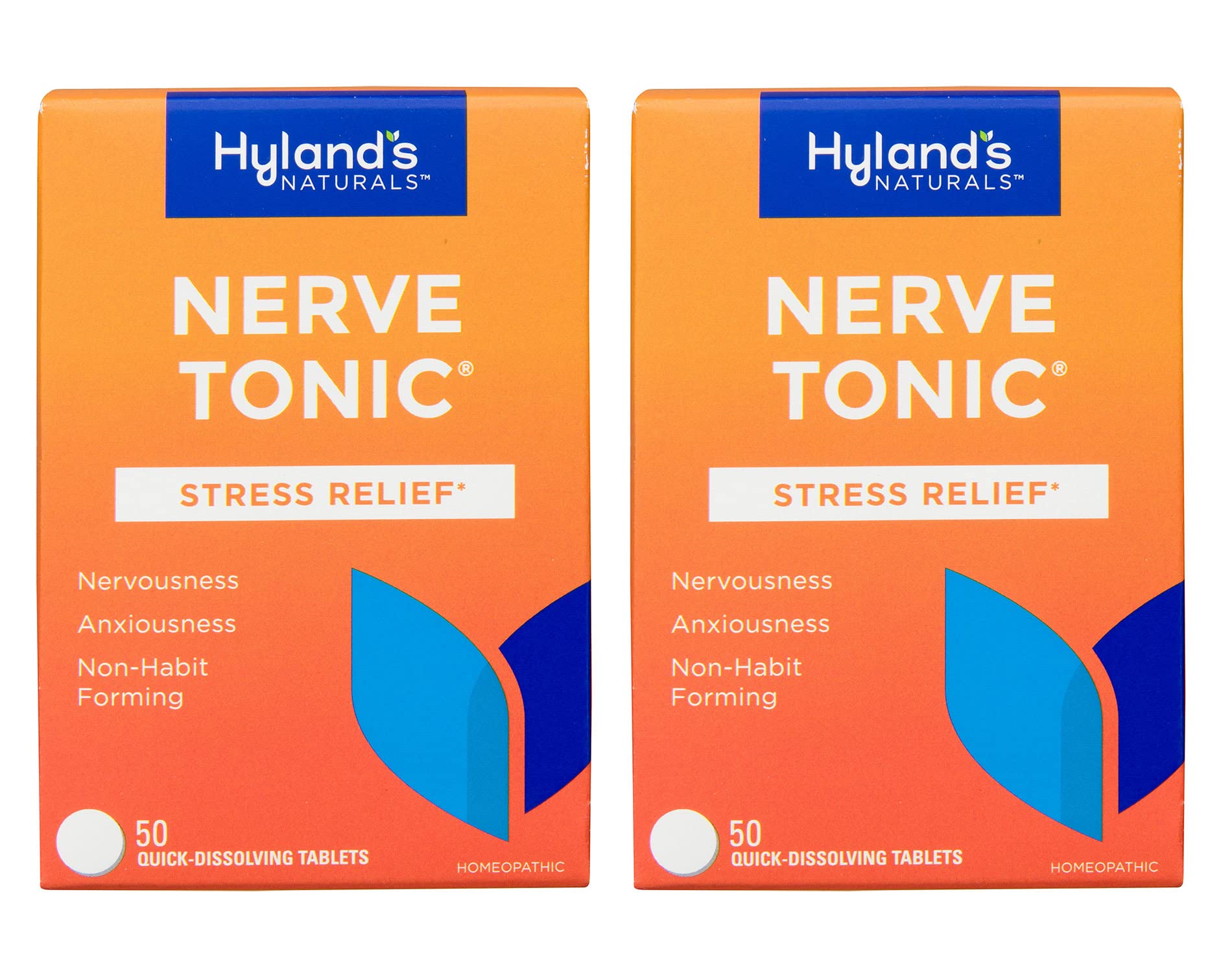 Hyland's Nerve Tonic boîte double, soutien naturel au stress.
