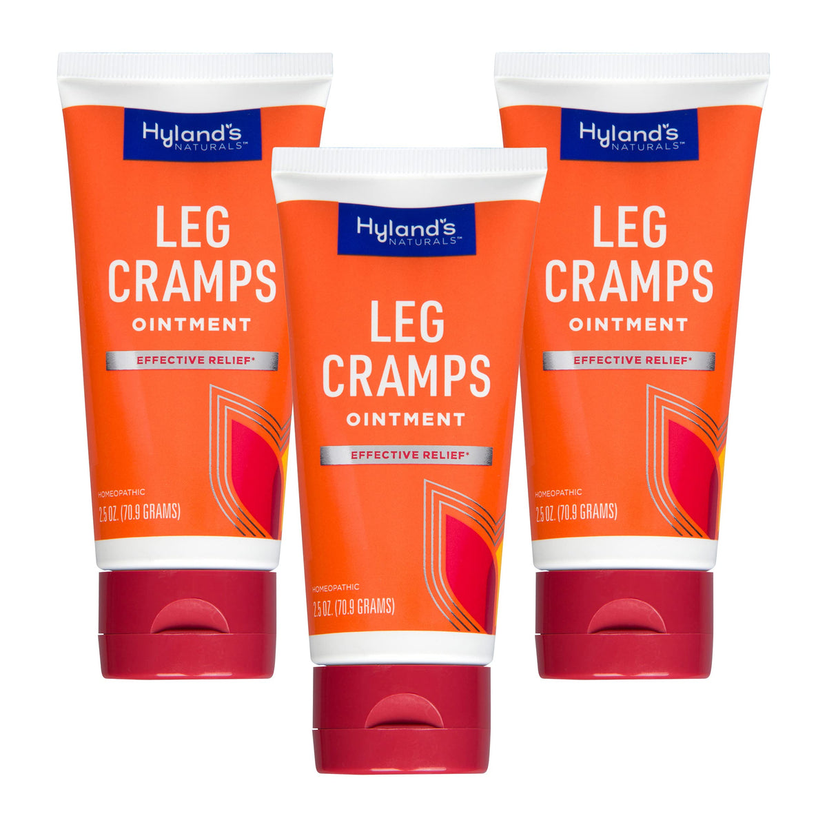 Hyland's Pommade Crampes Jambes Emballage: lot pratique pour la routine, prête à l'emploi.