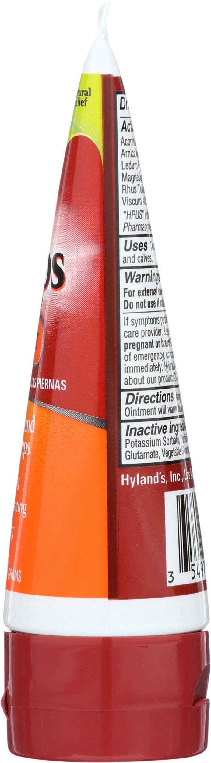 Hyland's pommade-crampes-post-course, idéale après entraînement pour la récupération.
