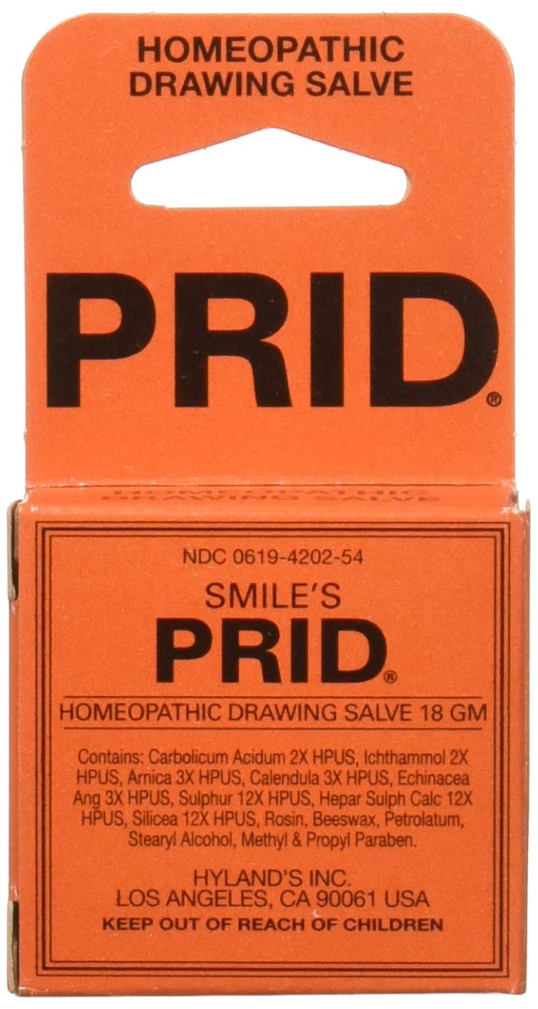Hyland's PRID Pommade Dessin 18 g – pack de 2, soin des petites irritations cutanées.
