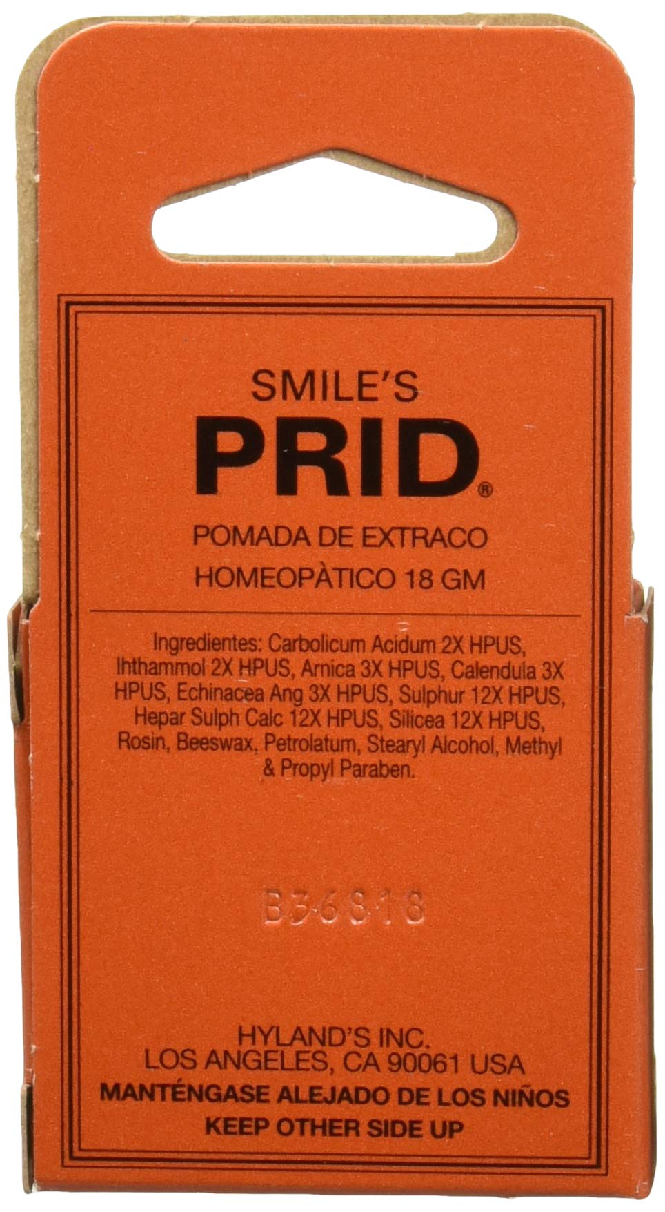 Hyland's PRID Pommade Dessin – application cutanée sur inconforts mineurs.
