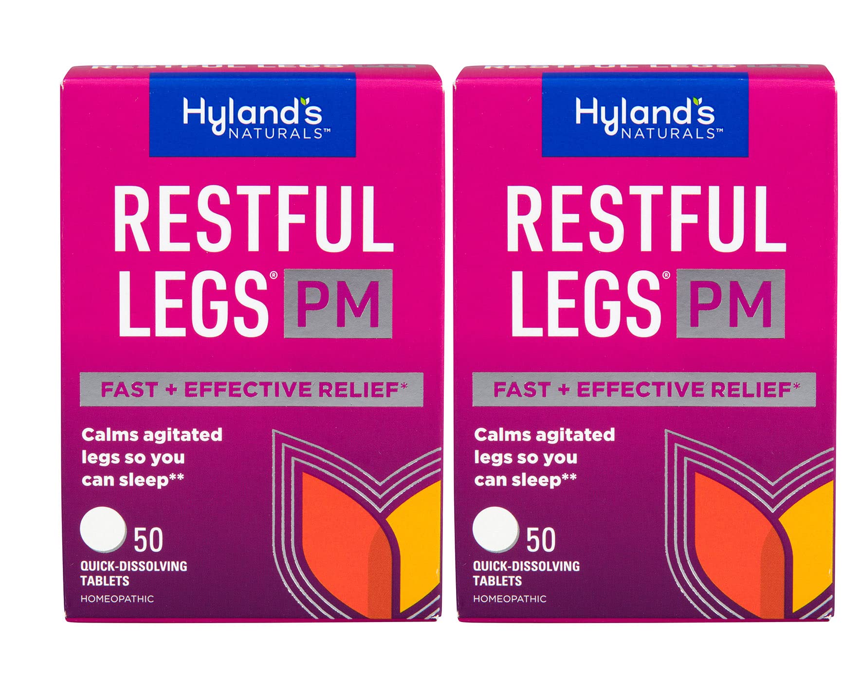 Hyland's Restful Legs PM, comprimés à dissolution rapide soulagent les jambes agitées pour dormir