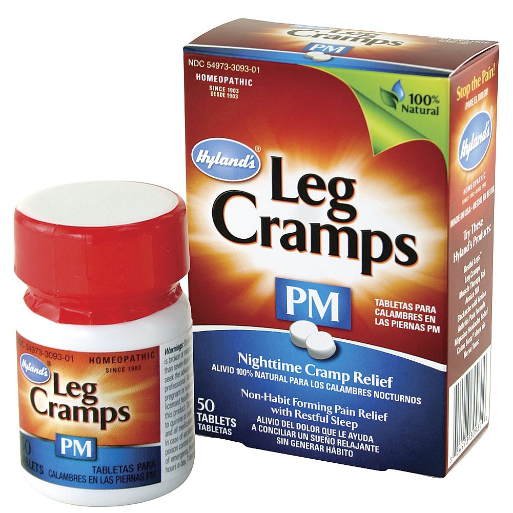 Hyland's Tablettes PM Jambes Crampes, pack 2, pour sommeil plus paisible