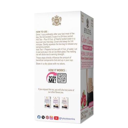 Boîte tisane nettoyage du côlon Hyleys, préparation simple