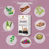 Sachets HYLEYS Colon Cleanse Framboise – pratique pour une utilisation quotidienne sans caféine.