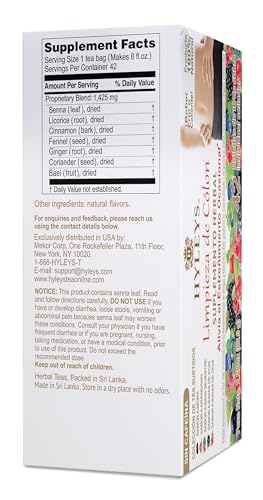Hyleys Colon Cleanse: tasse d'infusion pour une digestion apaisée.