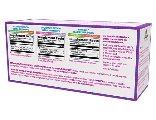 HYLEYS Lakma Garcinia thé après-midi – aide potentielle à la satiété.