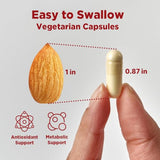 Capsules faciles à avaler, conçues pour une prise simple chaque jour.