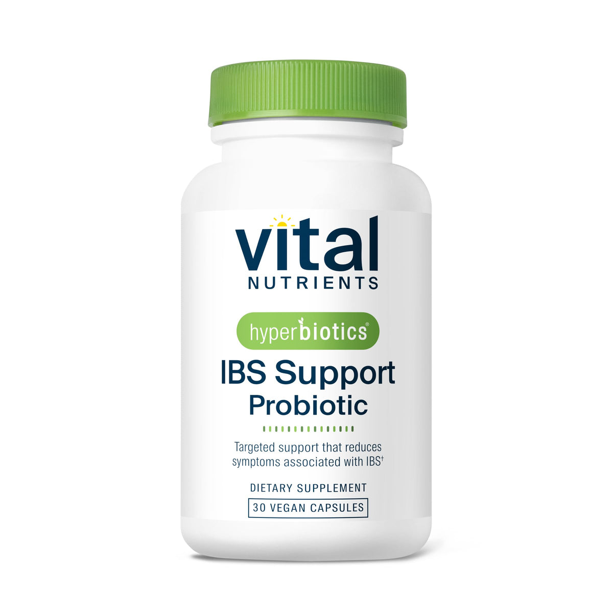 Hyperbiotics Vital Nutrients IBS Probiotic – Bouteille pratique pour le soutien quotidien IBS.