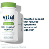 Hyperbiotics Vital Nutrients IBS Probiotic – Image des ingrédients et tableau nutritionnel.
