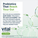 Hyperbiotics Vital Nutrients IBS Probiotic – Formulation vegan sans allergènes courants.