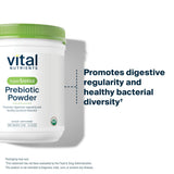Hyperbiotics Vital Nutrients Poudre prébiotique organique, ingrédients naturels pour soutenir l'équilibre intestinal