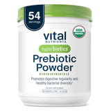 Hyperbiotics Vital Nutrients Poudre prébiotique organique, texture poudre prête à mélanger pour le quotidien
