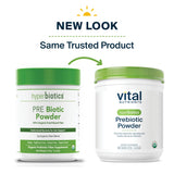 Hyperbiotics Vital Nutrients Poudre prébiotique organique, formulation végétalienne et sans allergènes