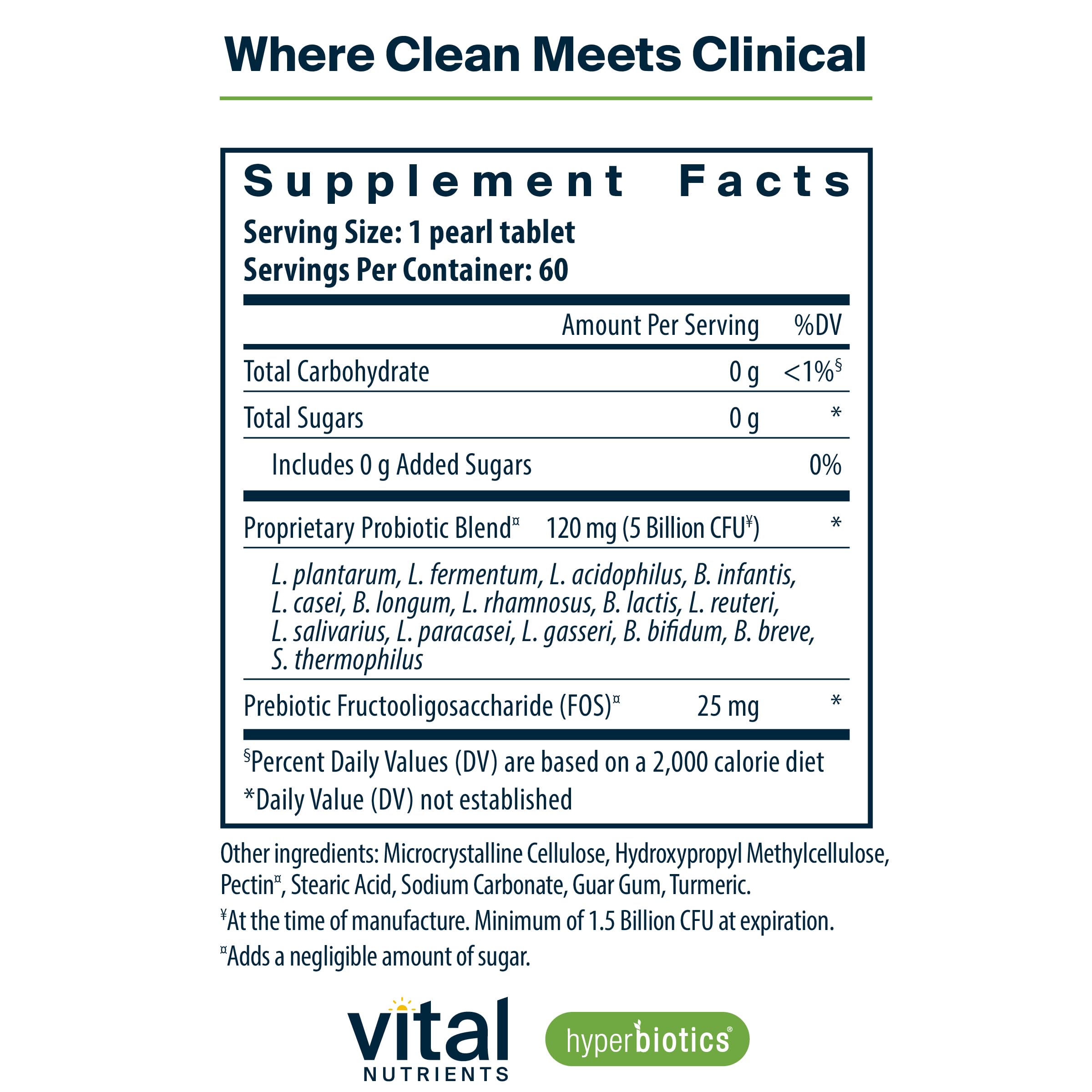 Hyperbiotics Vital Nutrients Pro-15 — perles-temps-liberation, meilleure survie probiotiques dans l'intestin.