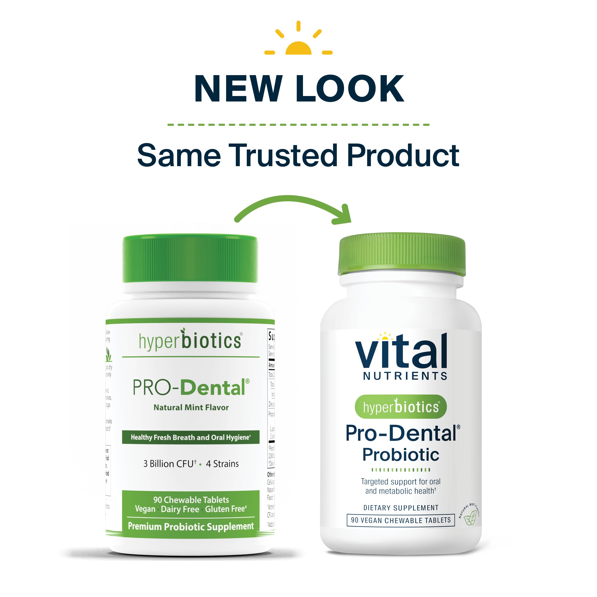 Hyperbiotics Vital Nutrients Pro Dental – soutien potentiel pour dents et gencives et haleine fraîche.