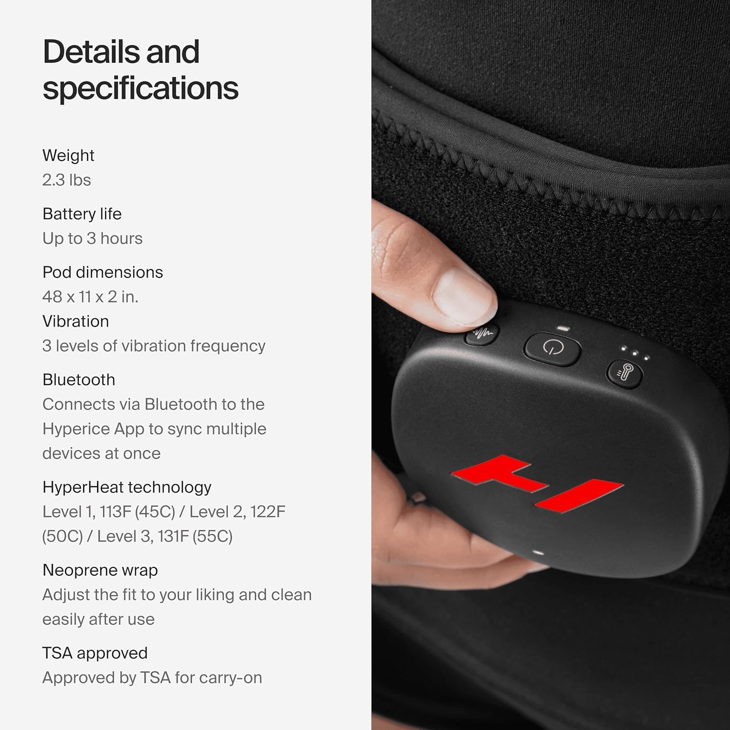 Interface connectee a lapplication pour personnaliser les seances.