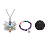 Hypiisan collier chakra troisieme-oeil, favorise la clarté lors des méditations quotidiennes