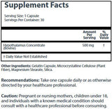 Hypothalamus 500 mg concentré bovin argentin — flacon clair pour votre routine personnelle.