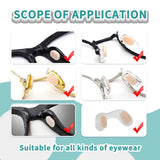 Coussins nez lunettes EVA douce HYSENE, confort léger
