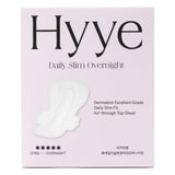 Hyye serviettes hygiéniques ailées ultra-minces pour la nuit, absorption élevée.