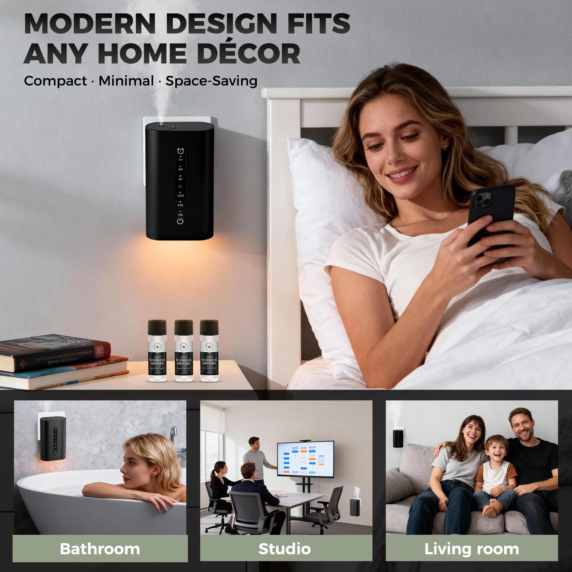 HZQVA diffuseur usage domestique et bureau professionnel