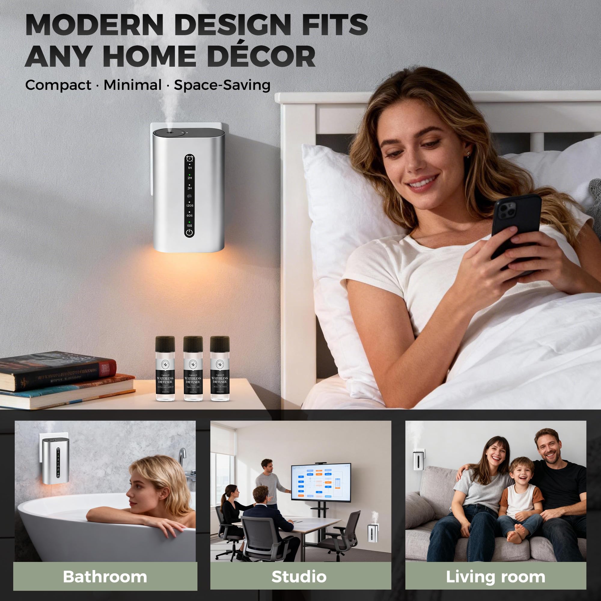 Diffuseur HZQVA utilisation rapide sans application, mise en place sans effort.