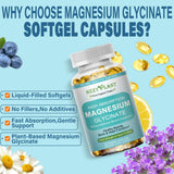 Étiquette lisible sur le flacon HZZYPLANT glycinate pur pour routine quotidienne.