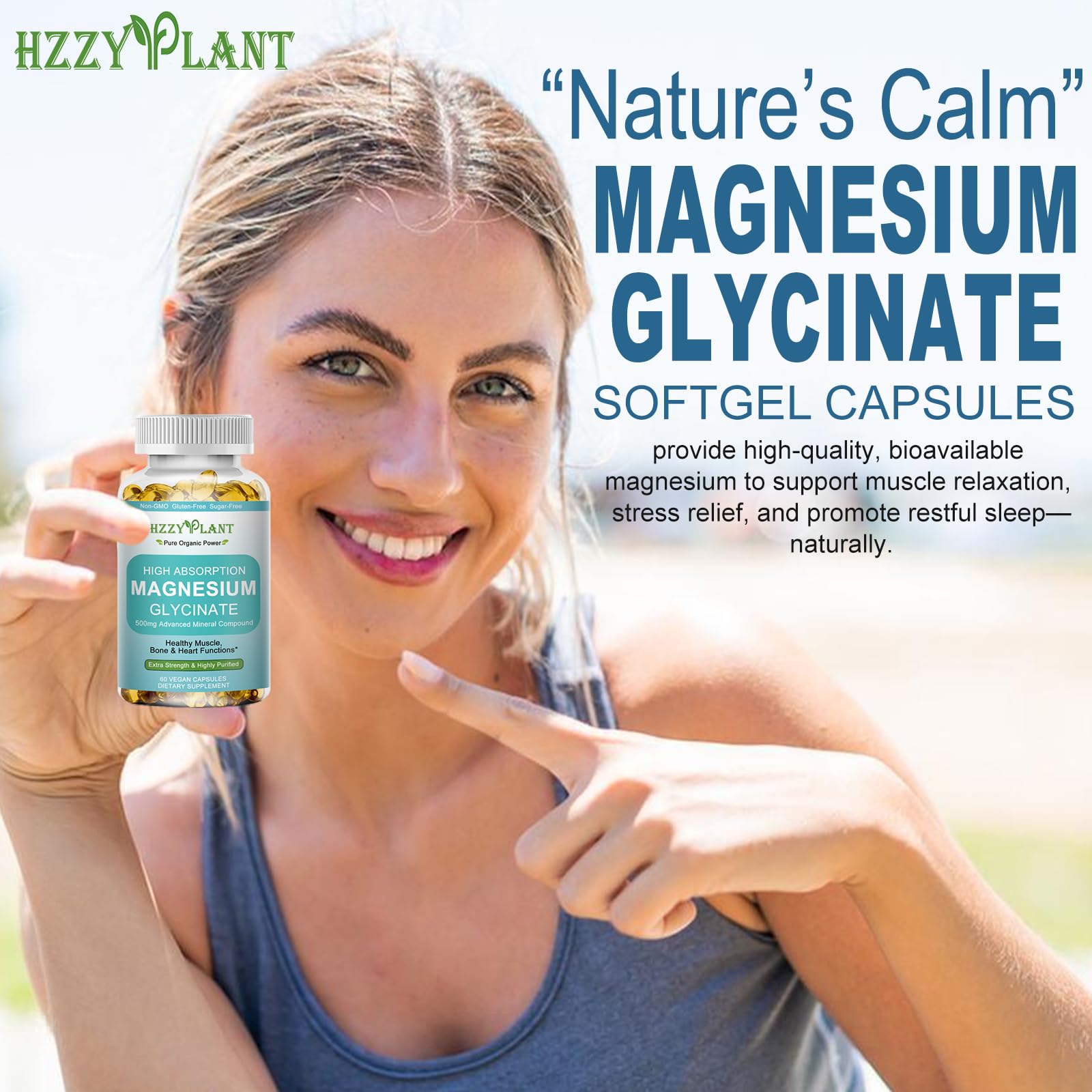 Formule vegan HZZYPLANT sans additifs pour un estomac apaisé.