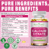 Formule calcium citrate 1200 mg végane et douce sur l estomac par HZZYPLANT