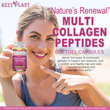HZZYPLANT multicollagène, détail de l'étiquette et des ingrédients clés.