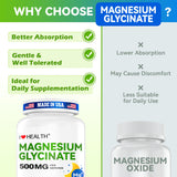 I LOVE HEALTH Magnésium Glycinate: relaxation et calme en soirée