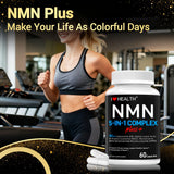 Utilisation quotidienne du NMN Complex Plus+ pour énergie et vitalité.