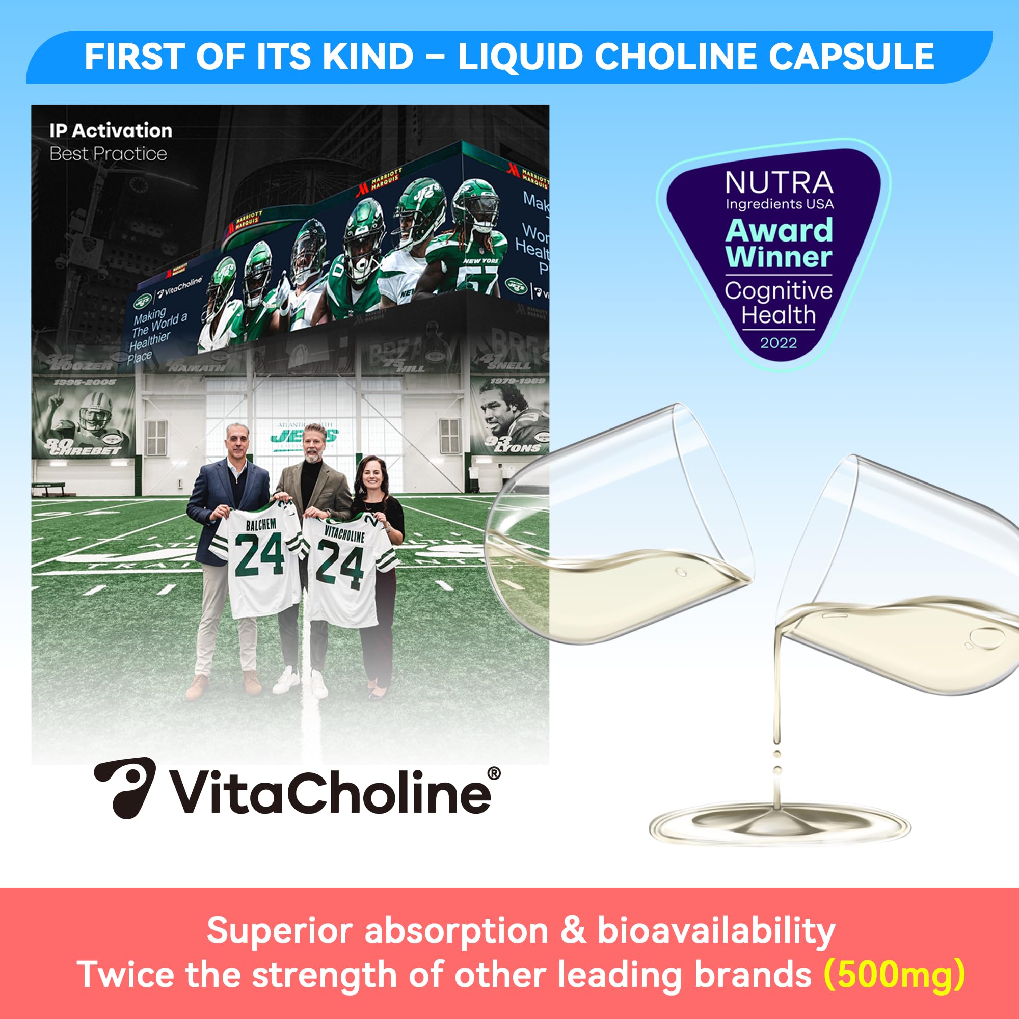 I LOVE HEALTH VitaCholine capsules liquides visibles absorption potentielle