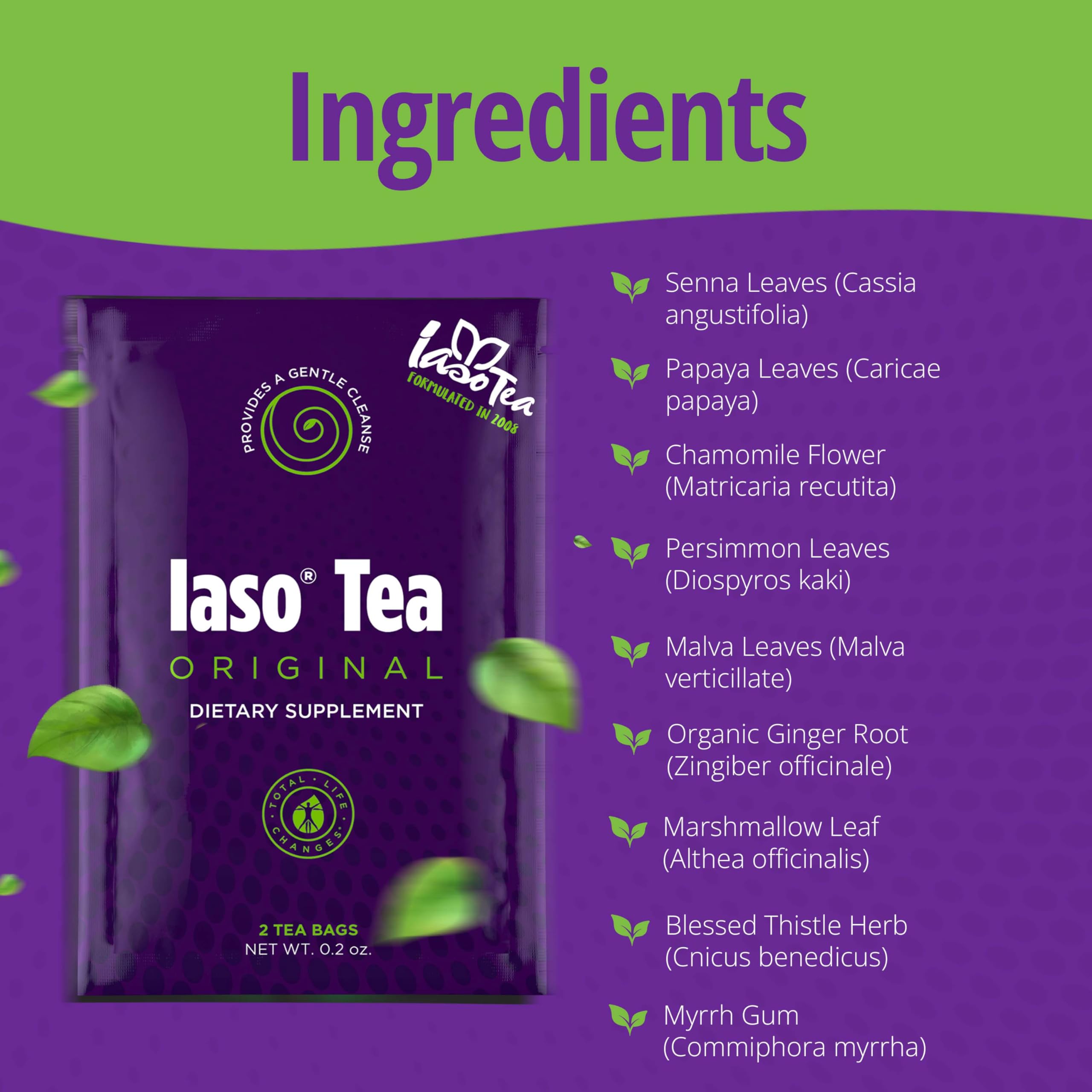 IASO Iaso Tea Original, préparation rapide d'une boisson bien-être.
