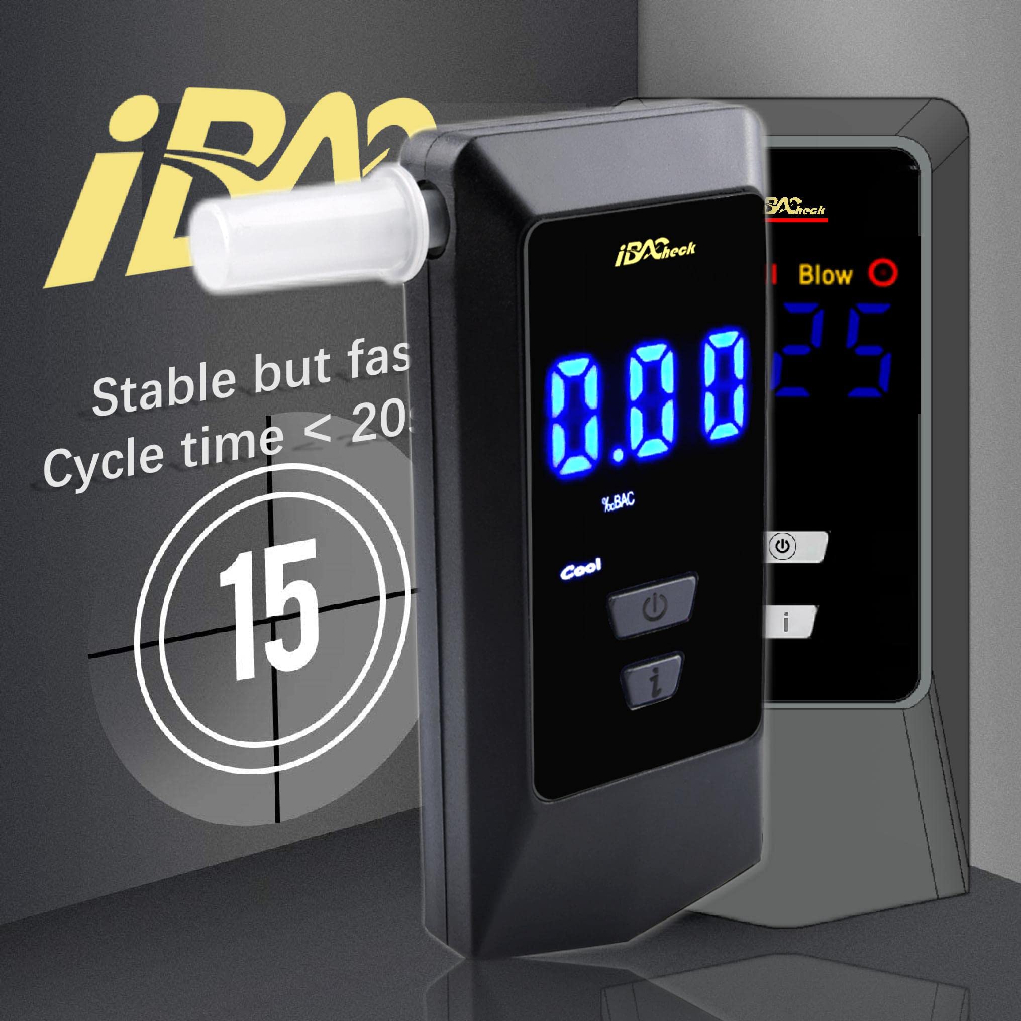 iBACheck batterie rechargeable 350 mAh pour des tests répétés