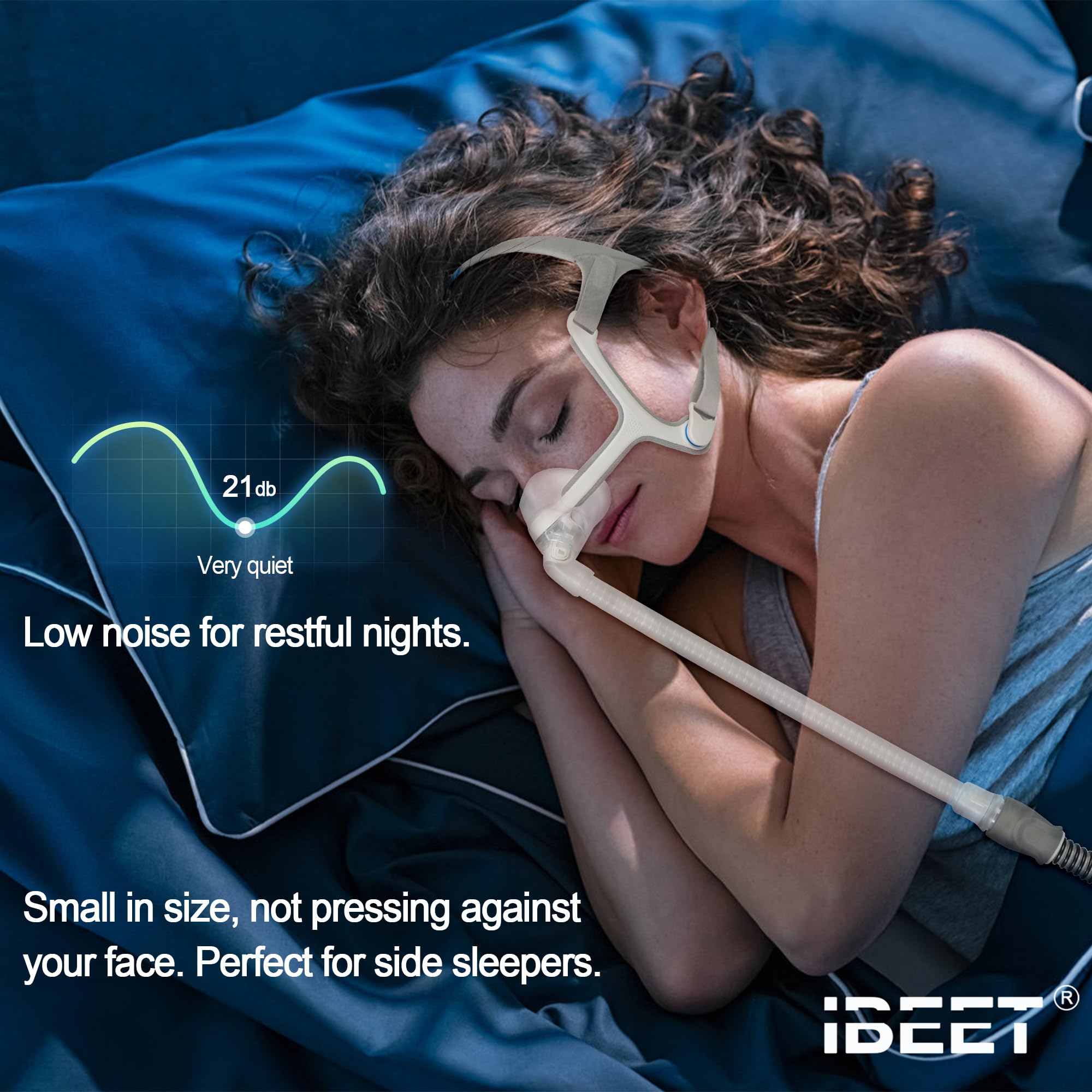 Matériau silicone premium IBEET – durable et sans latex.